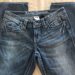 Hot Harley Davidson size 8 tall jeans